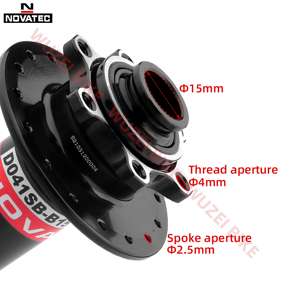 NOVATEC D041SB-15/B15 thru-axle Mountain Bike Front Hub 32H 15X110MM 15X100MM Only the Front Hub is for Shimano MTB Axle HUB. 