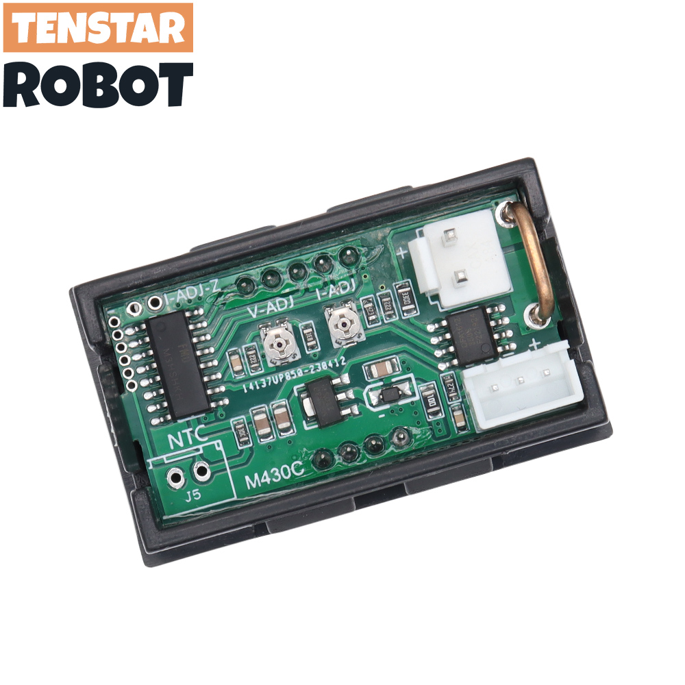 DC 0-100V 10A Digital Voltmeter Ammeter Dual Display Voltage Detector Current Meter Panel Amp Volt Gauge 0.28" Red Blue LED. 