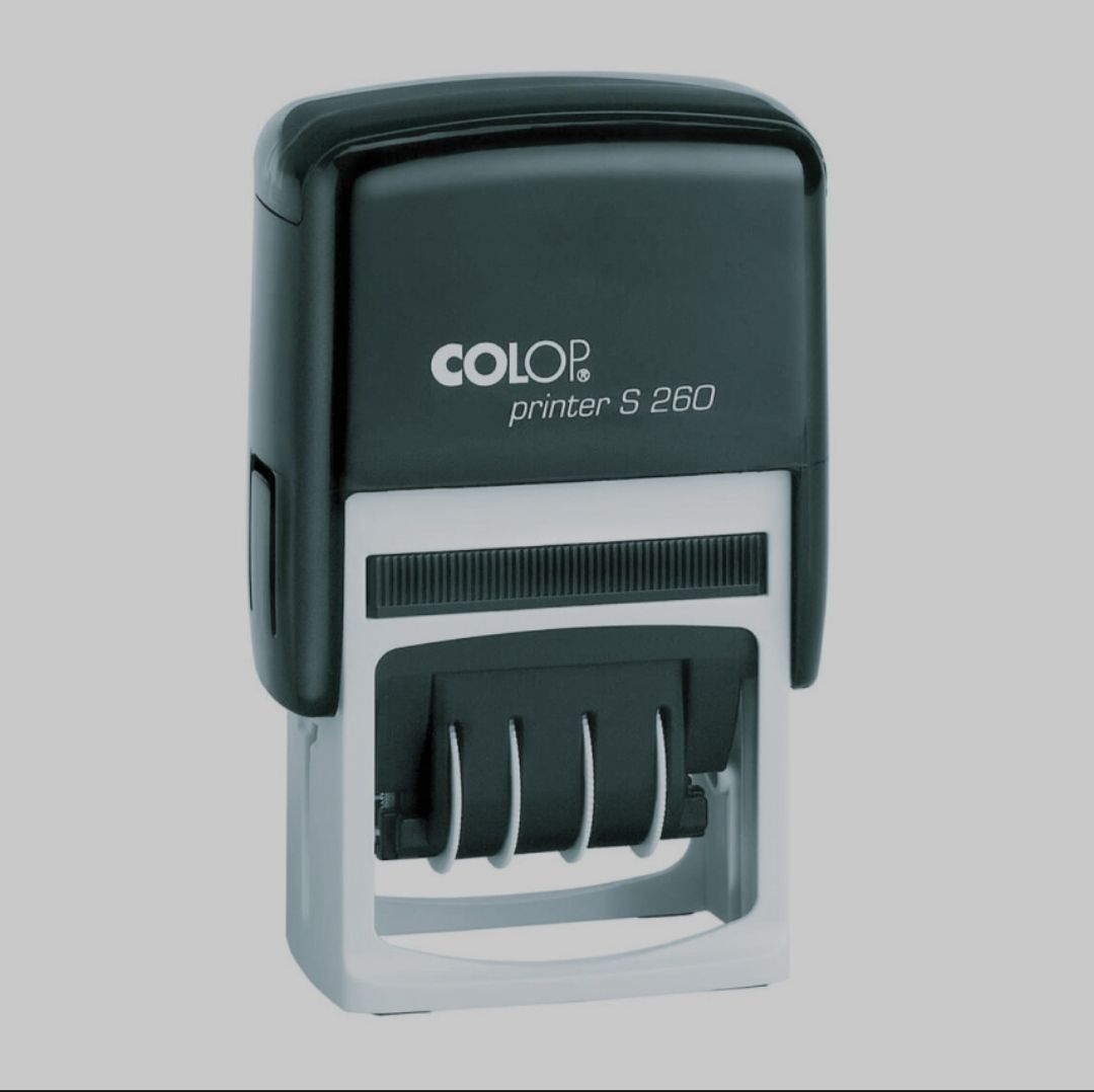 Colop S 260 / Auto Stamp Seal / Date Seal. 
