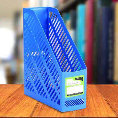 Good Luck File Holder Single Station File Organizer Blue 1Pcs. 