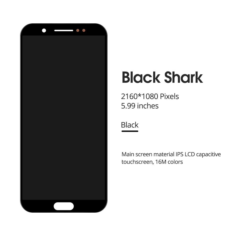 5.99'' For Xiaomi Black Shark 1 LCD Screen Display Touch Glass Digitizer Full Assembly Replacement For Xiaomi BlackShark Display. 