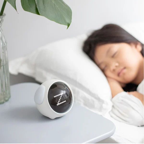 Xiaomi Cute Expression Alarm Clock With Light. 