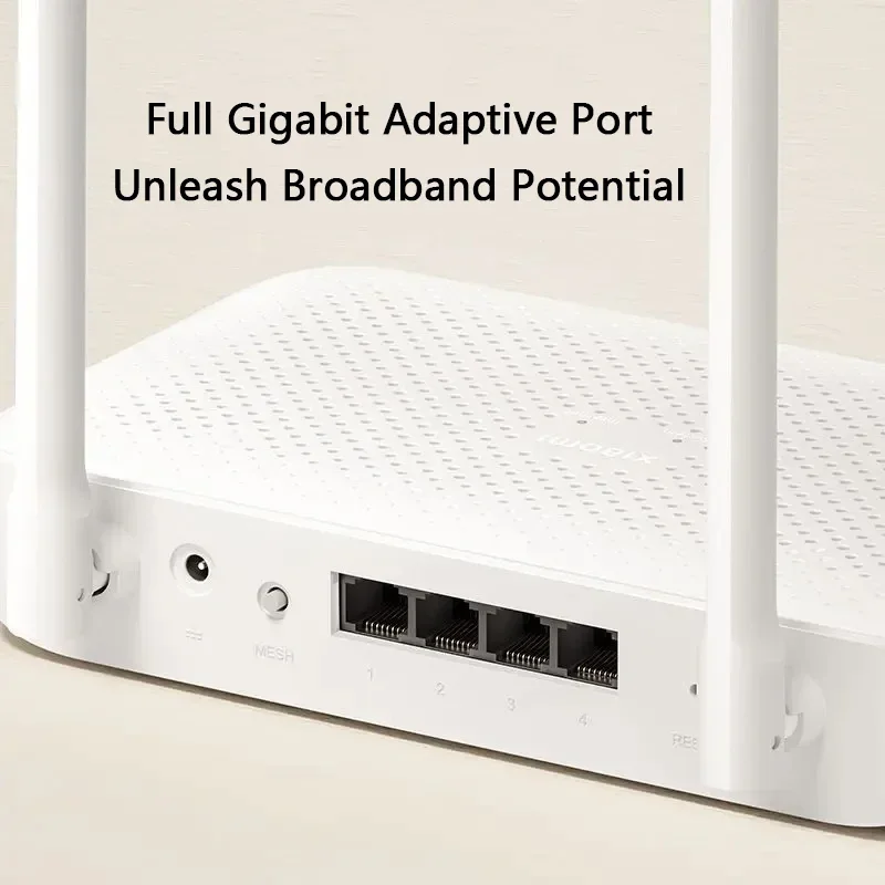 Xiaomi Router AX1500 WiFi 6 2.4/5GHz Mesh System Dual Band Gigabit Work with Mi Home App Network Cable Wifi Extender Port MiWifi. 