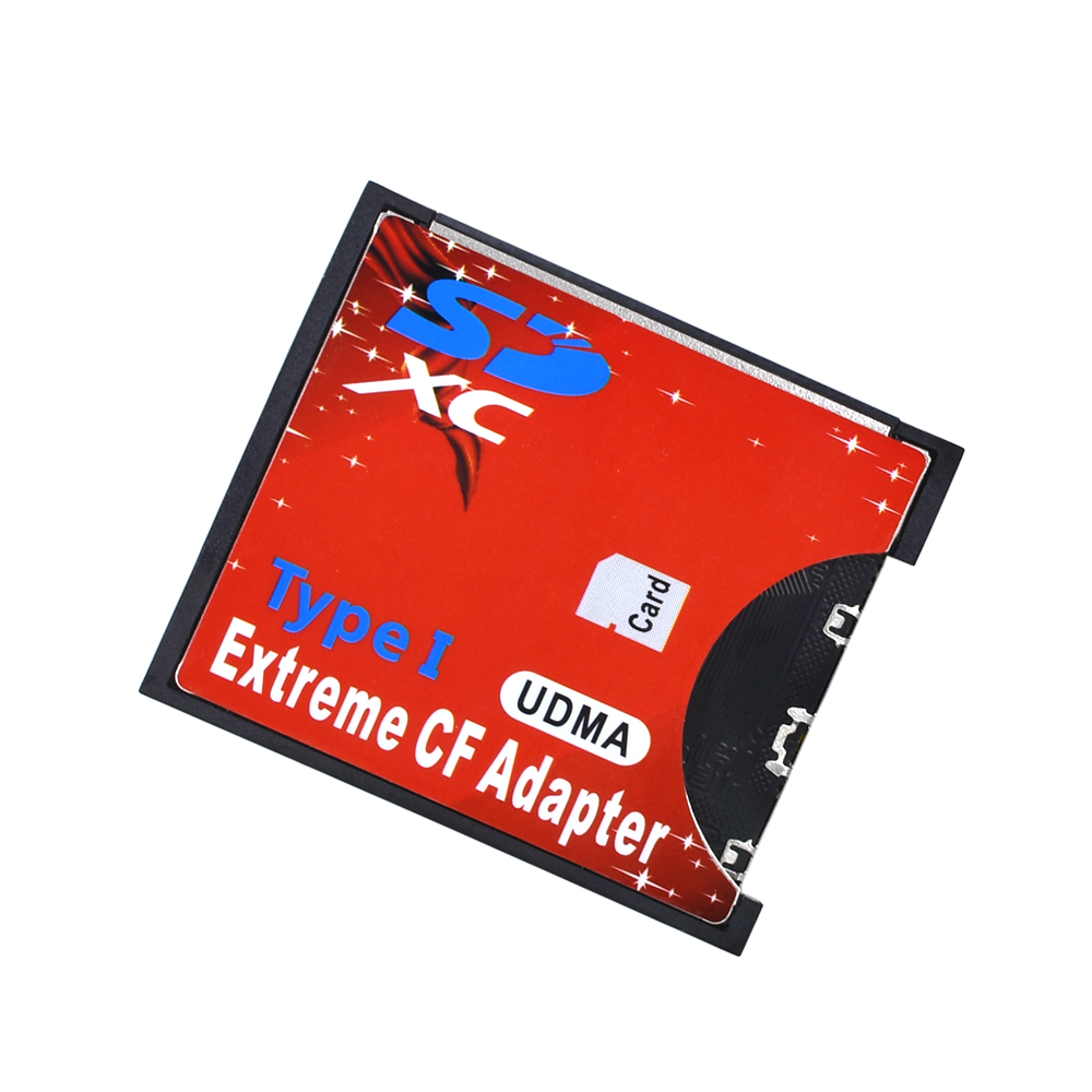 TISHRIC WiFi SD to CF Card Adapter MMC SDHC SDXC to Standard Compact Flash Type I Card Converter UDMA Card Reader For Camera. 