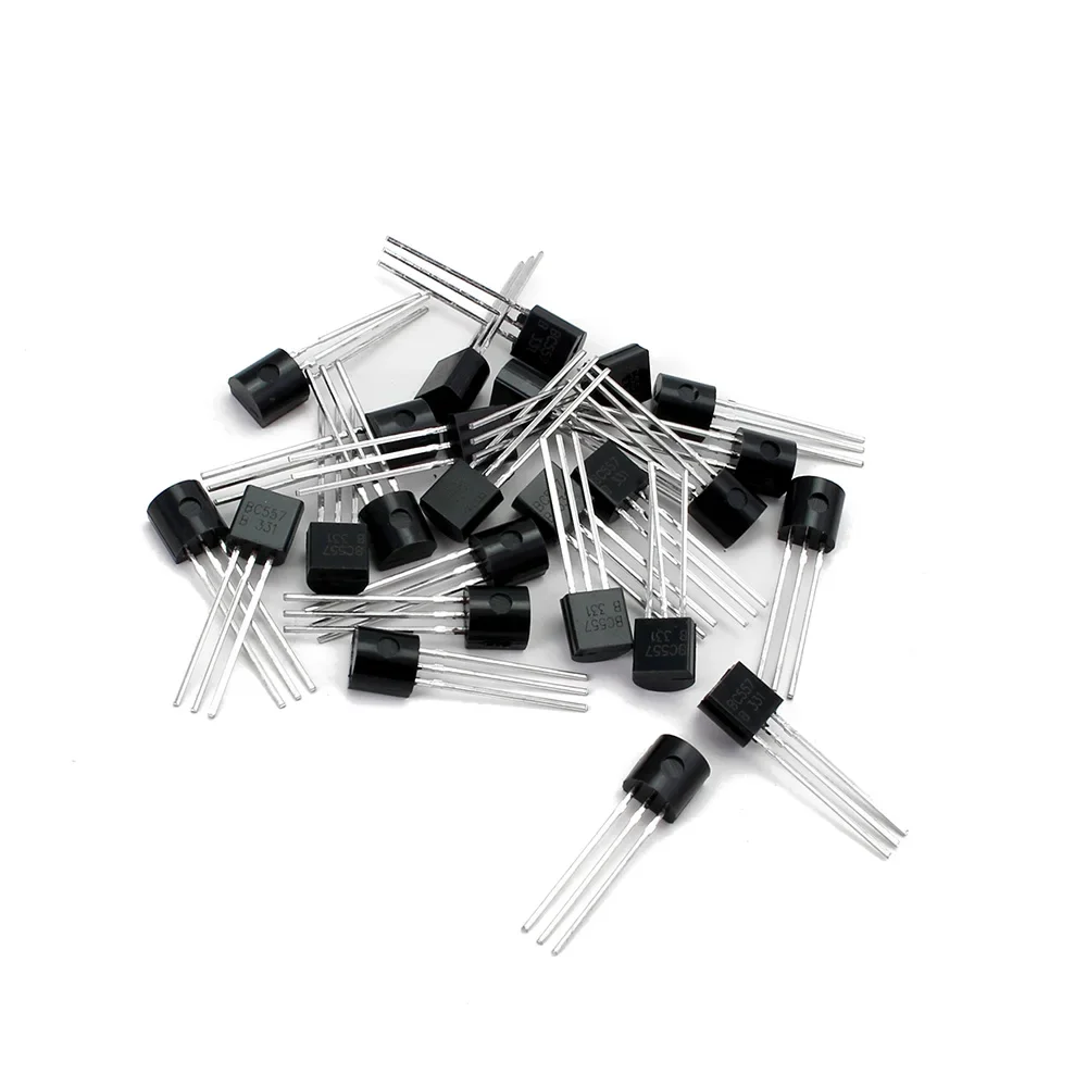 50PCS Transistors BC547 BC557 each 25pcs Transistor Kit bc557 bc547 Transistor NPN PNP DIY Electronic Kit. 