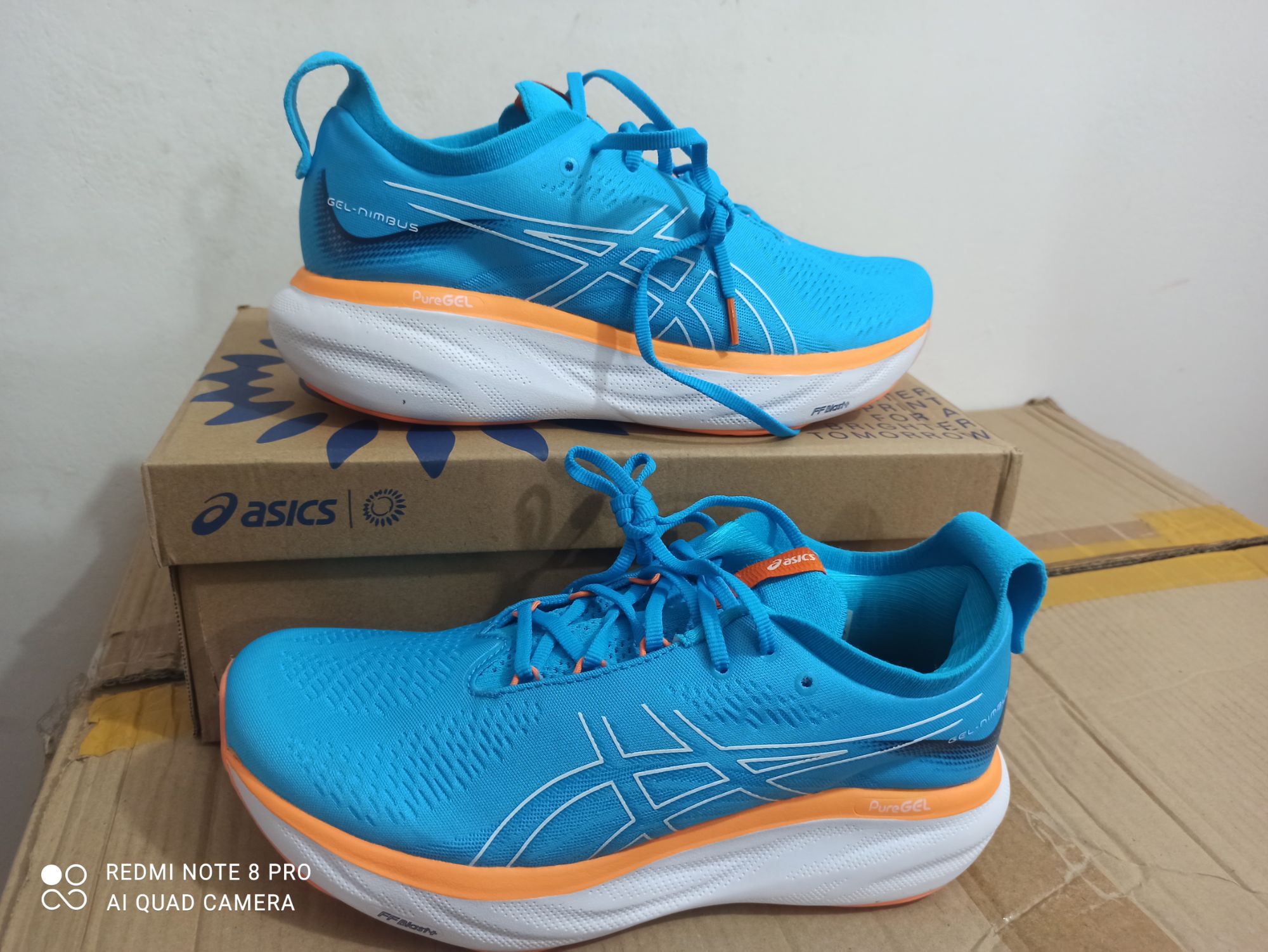 Asics Gel Nimbus 25 running shoes for men. 