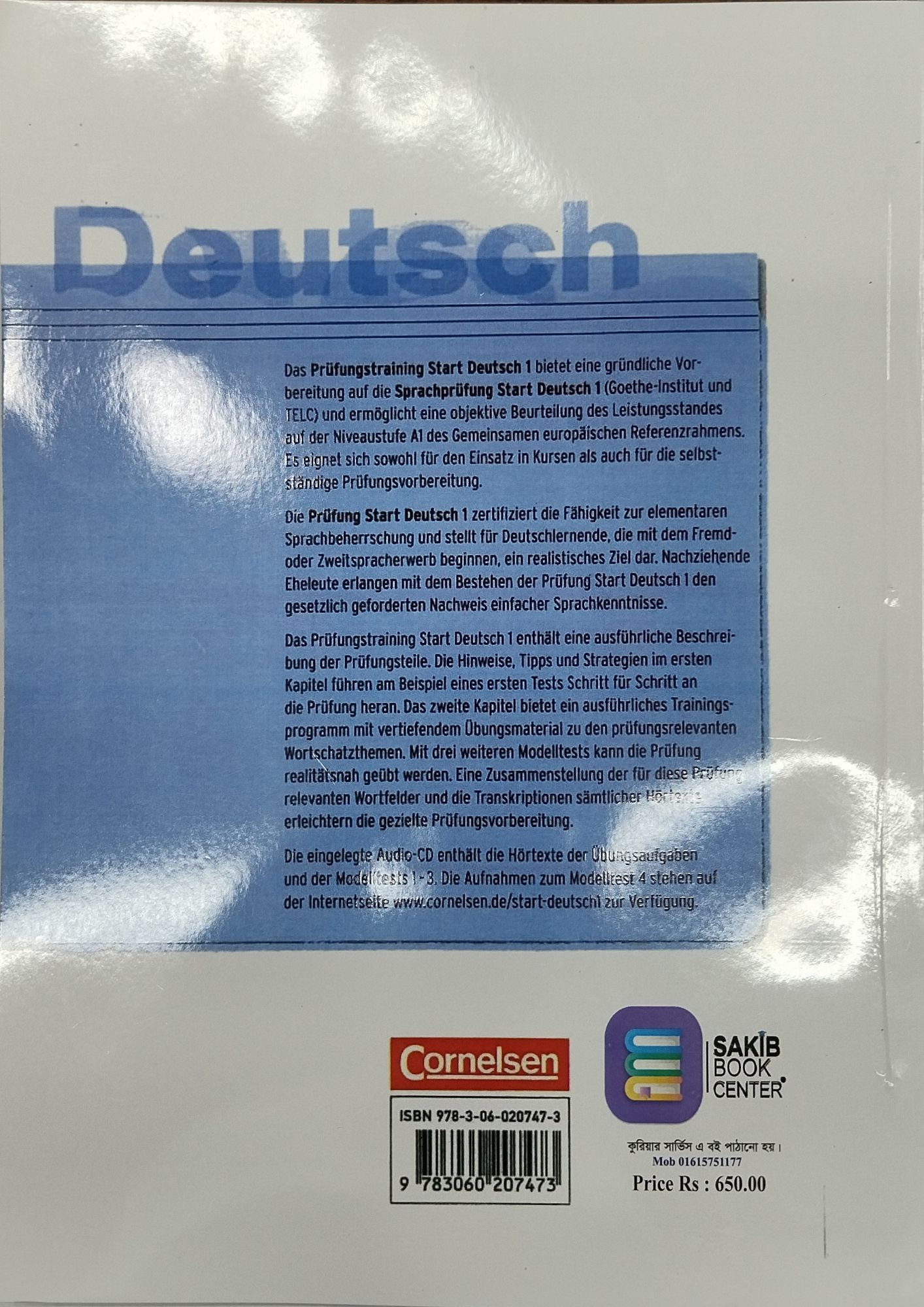 PRÜFUNGSTRAINING
START DEUTSCH 1 A1 JARMAN LANGUAGE. 
