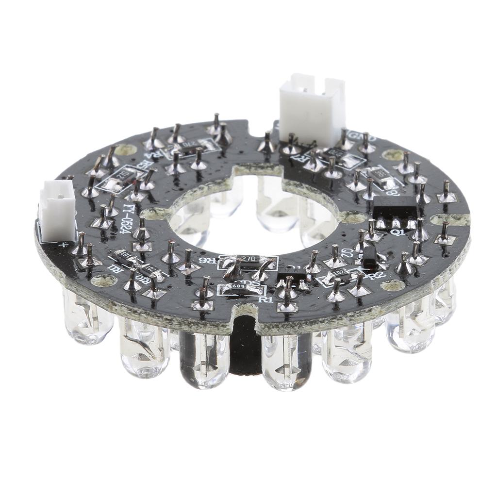 24 LED Illuminated Light IR Lamp Module for Security Camera Night Vision Camera Illuminated Light Lamp. 