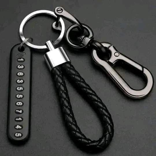 Key Ring With Phone Number. 