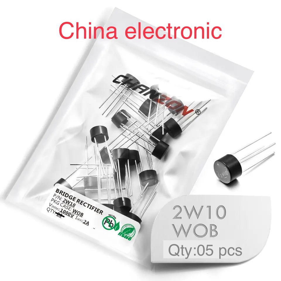 20pcs 2W10 400V 2A Full Wave Bridge Rectifier other items need for inform me - Motors - Modern and Trendy