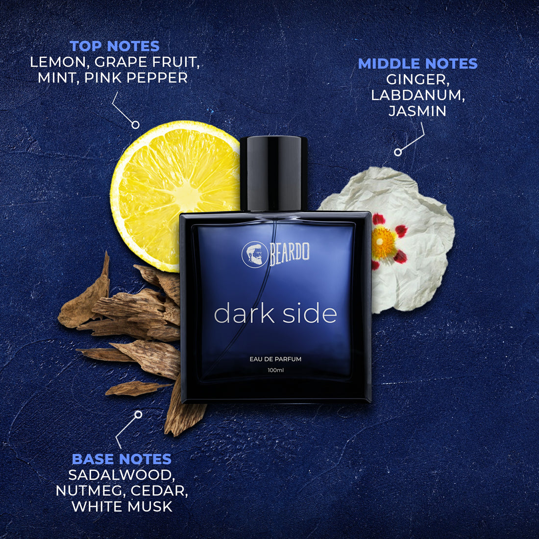 Beardo Dark Side Perfume for Men - 100ml. 
