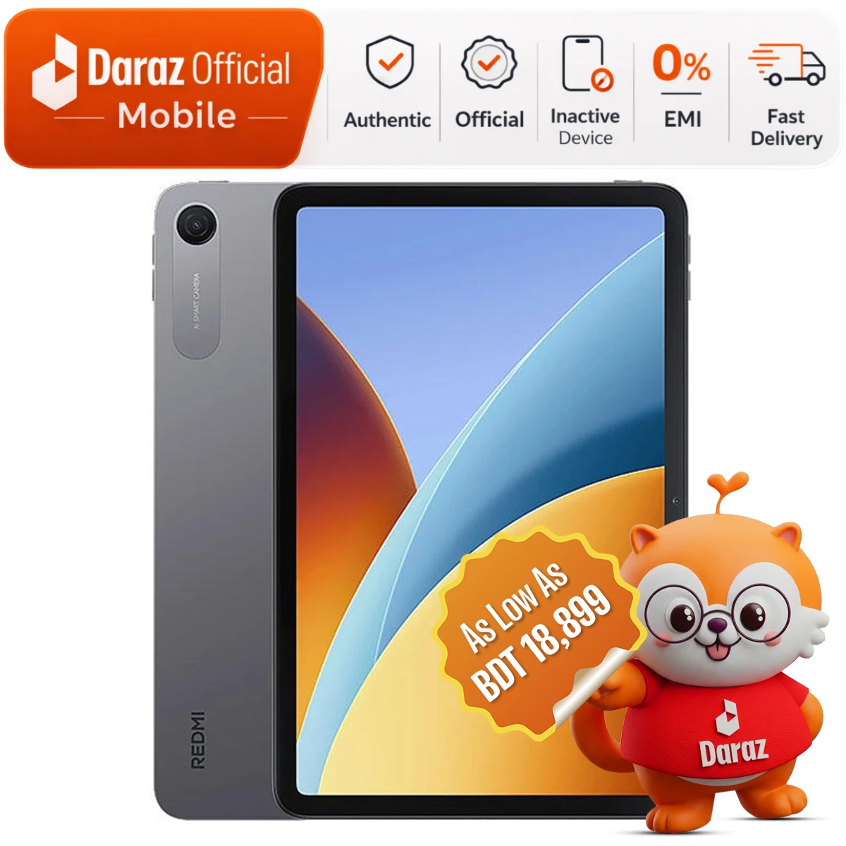 Xiaomi Redmi PAD 2 (Wi-Fi) 4GB/128GB | 9.7" Display | Snapdragon | Official