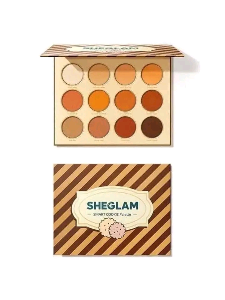 Sheglam smart cookie 12 color eyeshadow palette. 
