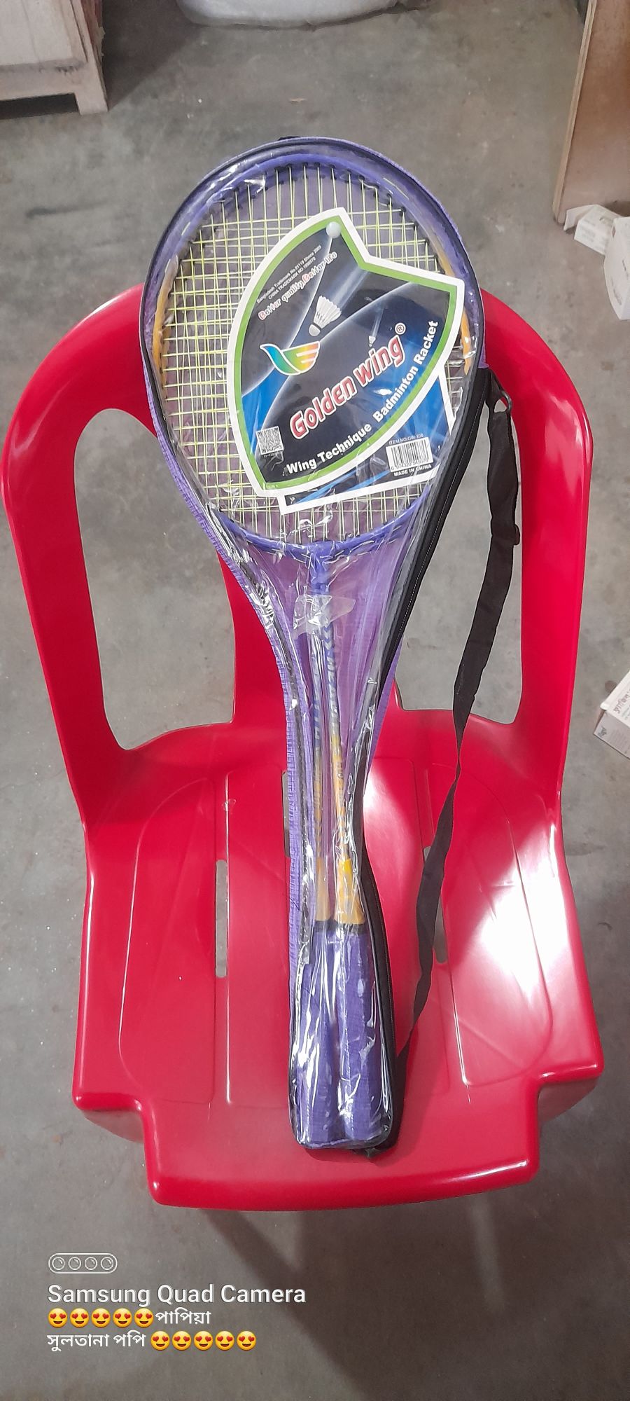 racket bat, Golden win Super quality. 