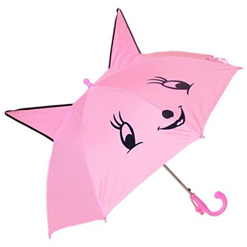 Kids Cat and multiple Ear Design Umbrella For Boys And Girls. 