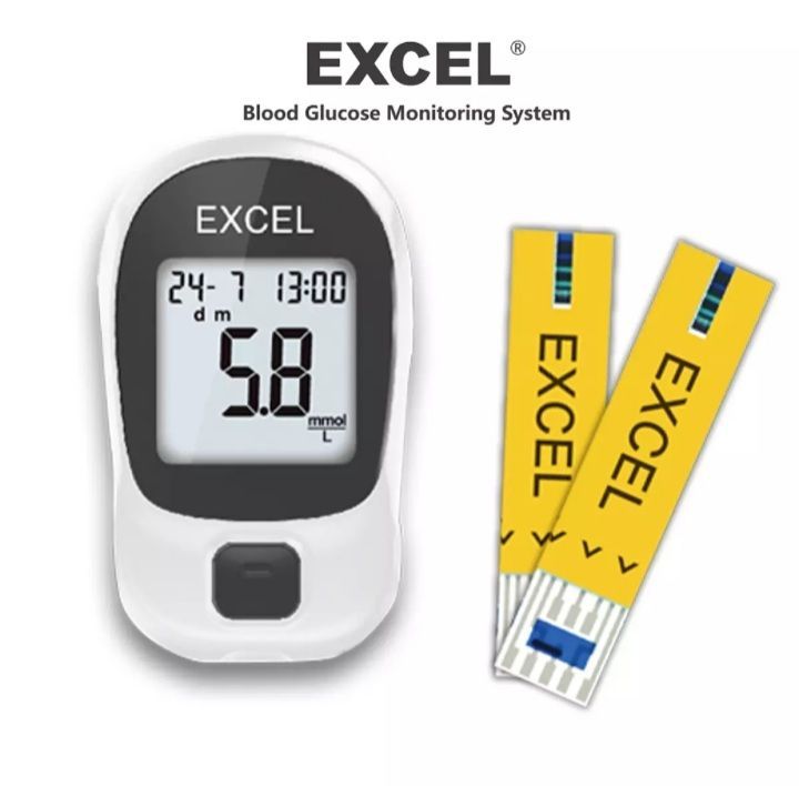 excel blood glucose monitoring system