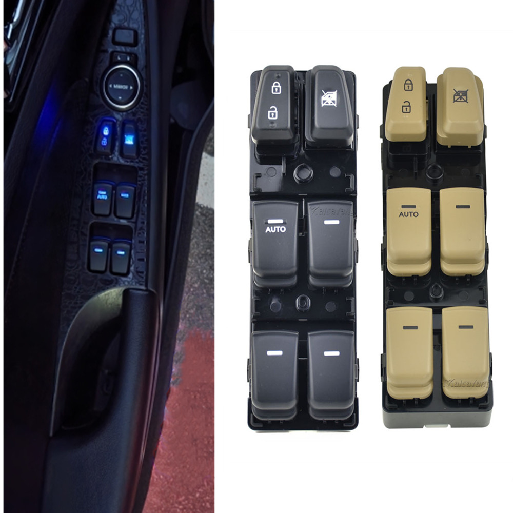 For Hyundai Sonata 2011 2012 2013 2014 Electric Power Window Master Control Switch Console Button 93570-3S000 93570-3S000RY