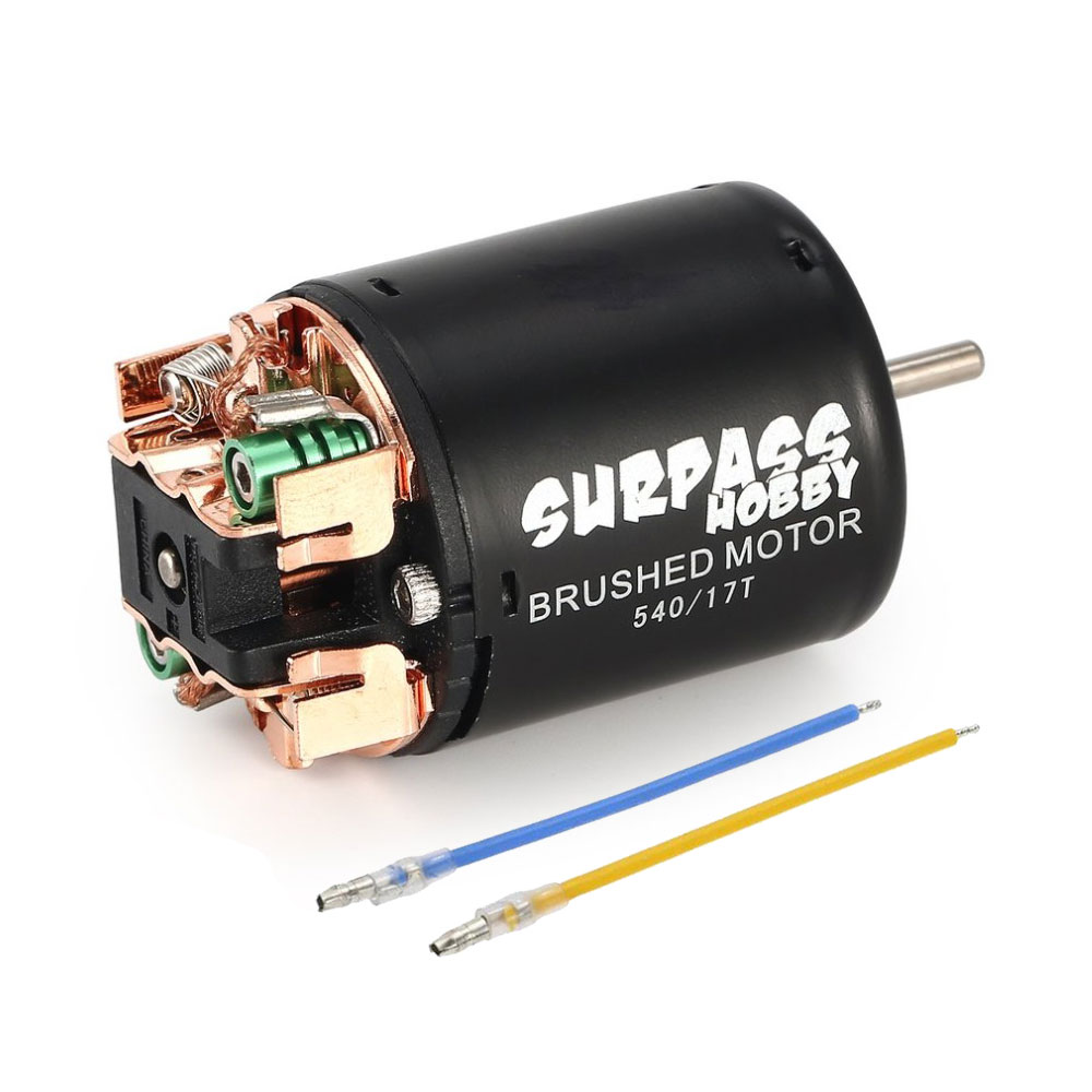 Surpass Hobby 540 80T 13T 17T 21T 23T 27T 35T 45T 55T Brushed Motor for 1/10 RC Crawler Car Axial SCX10 90046 Traxxas TRX-4 Boat. 