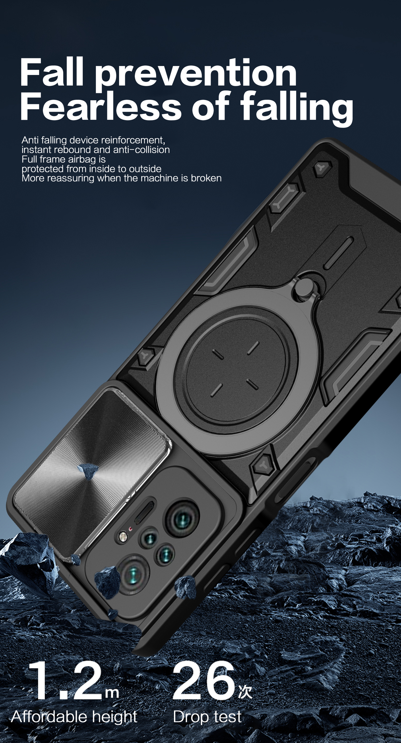 Magsafe Magnetic Camera protection case For Redmi Note 10 Pro 10s Armor Hybrid Metal Ring Back Cover For Redmi 10A 11A 9T 9C NFC. 