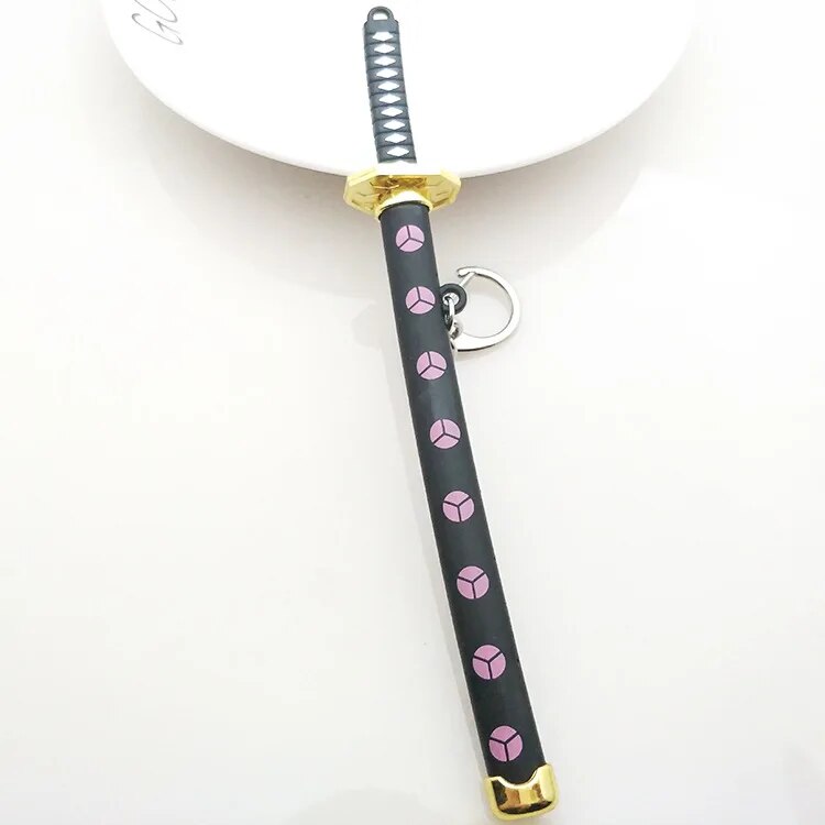 Mini Toy Samurai Knife Key Chain, Toy Metal Weapon Sword Keychain Key Ring Weapon Model, Alloy Keychain For Men. 