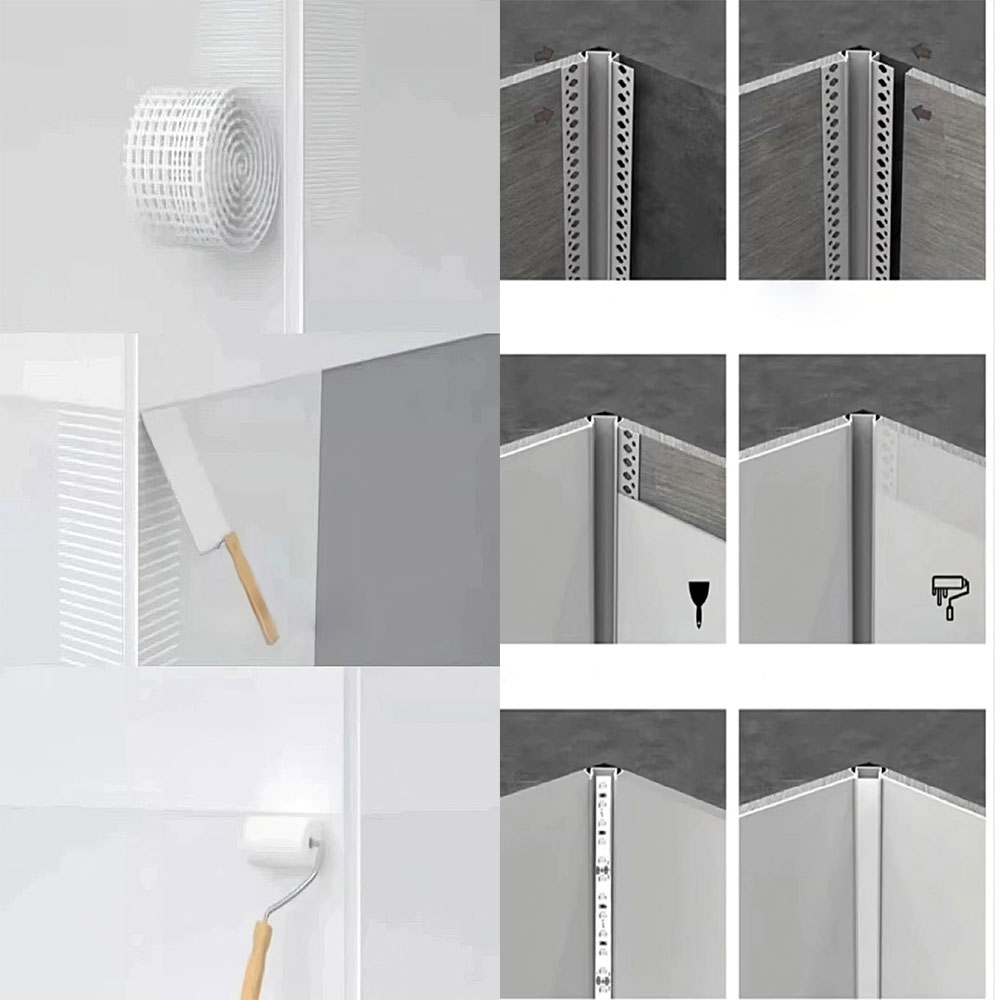 Recessesd Shape 50x22mm 1pcs 0.5m Aluminium LED Strip Light Profile Recessed Mounting ...