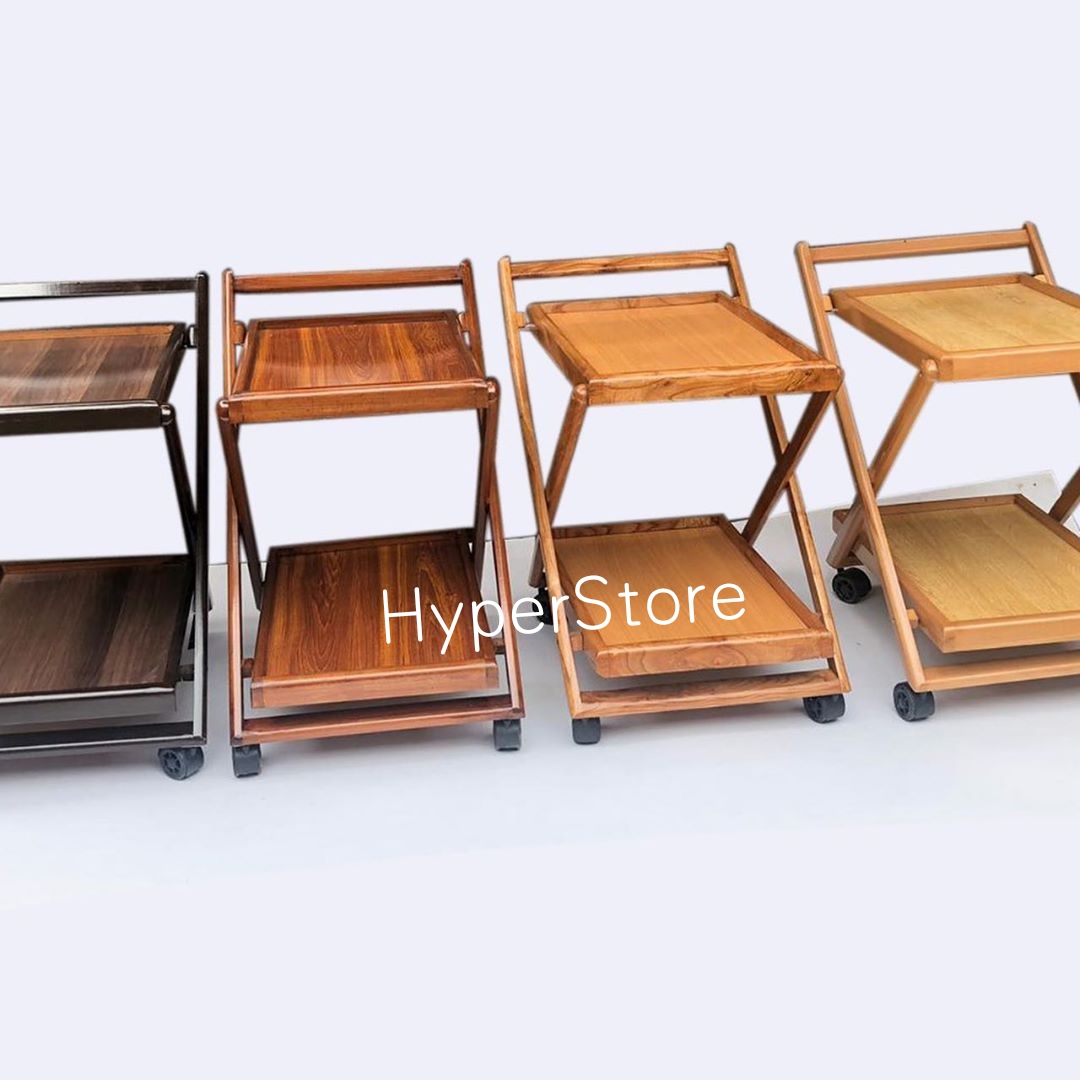 Foldable Tea Trolley/ Tea Trolley/ Tea Trolley with easy storage. 