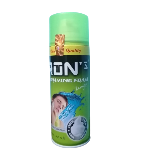 Ron's Lemon Shaving Foam 400 ml | Girlez. 