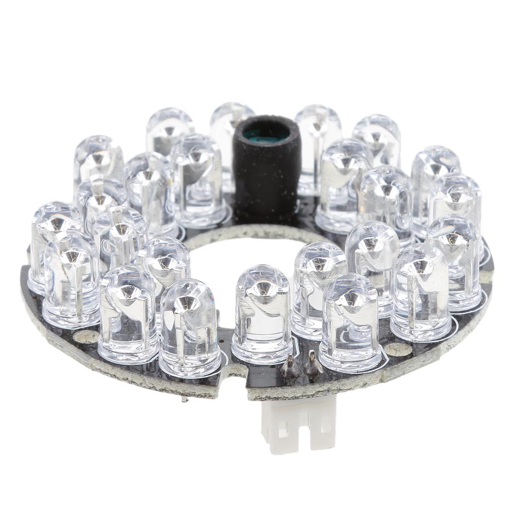 24 LED Illuminated Light IR Lamp Module for Security Camera Night Vision Camera Illuminated Light Lamp. 