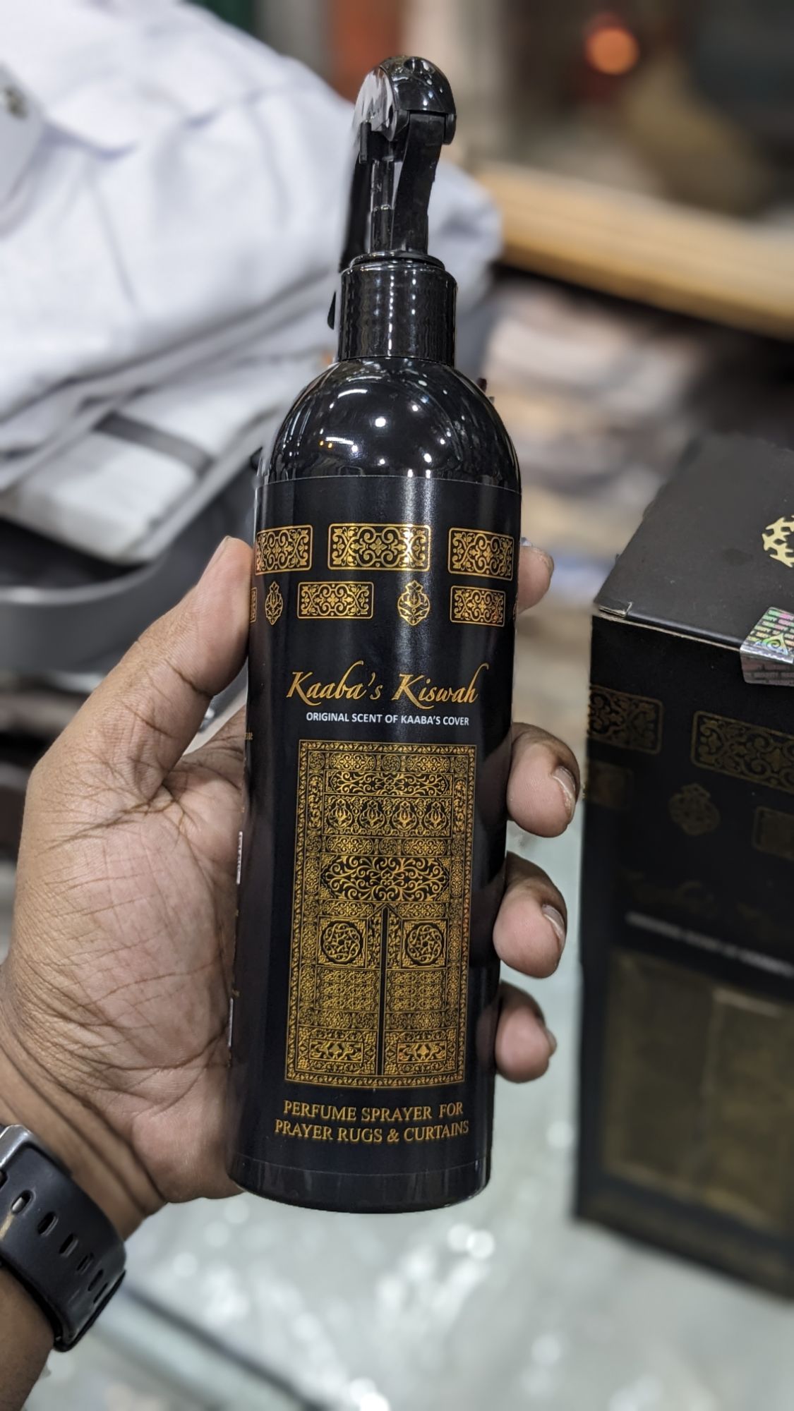 Kaaba Kiswah Fragrance spray (Turkey) 
400ml. 