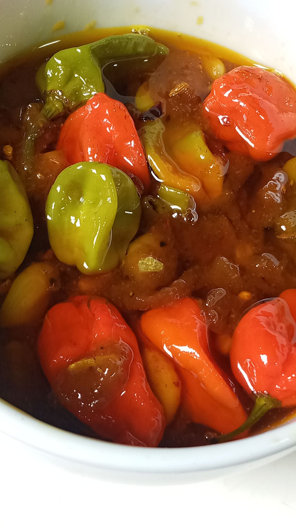 Homemade Bombay/Naga Chili Pickle 500gm|Naga/Bombai Moricer Achar. 