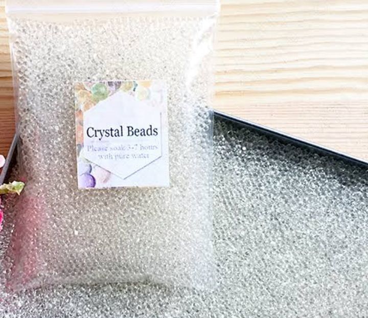 100 Pieces Crystal or Water Color Magic Balls or Jelly Ball (Water or Transparent Color). 