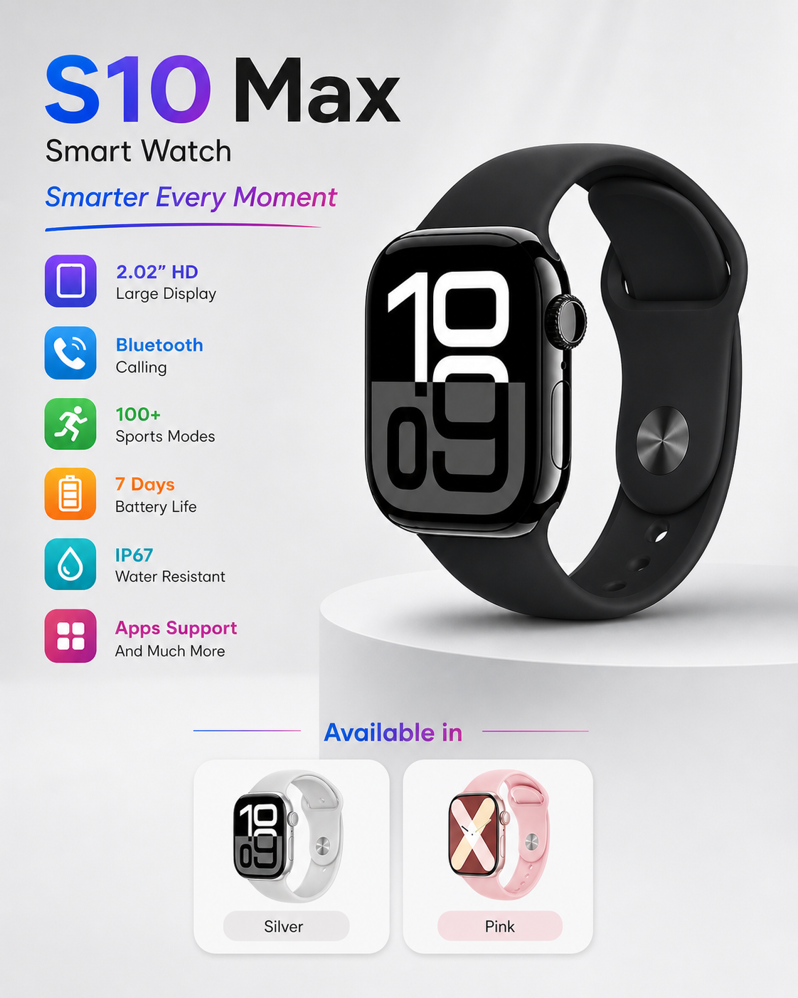 S10 Max Smart Watch