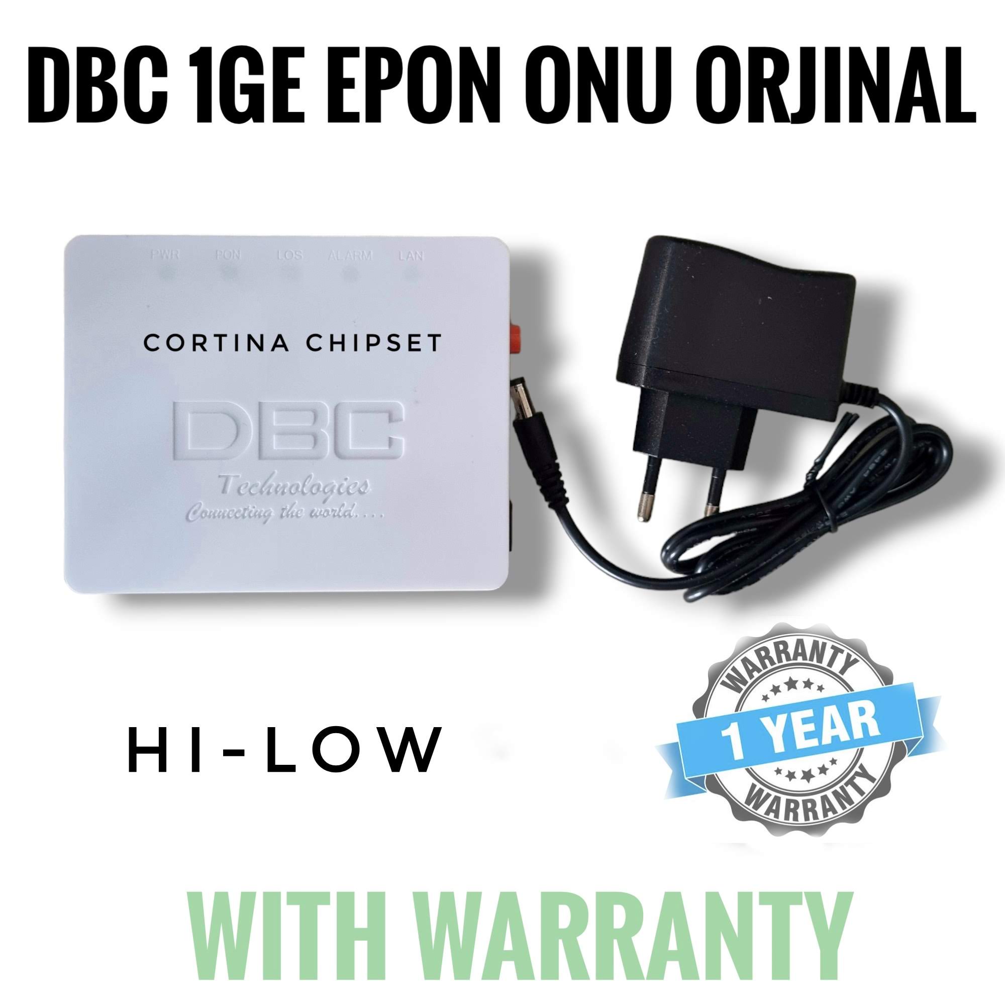 DBC New 1Ge Epon Onu (1 Pon Port) - Enhanced Optical Network Unit For Improved Connectivity. 