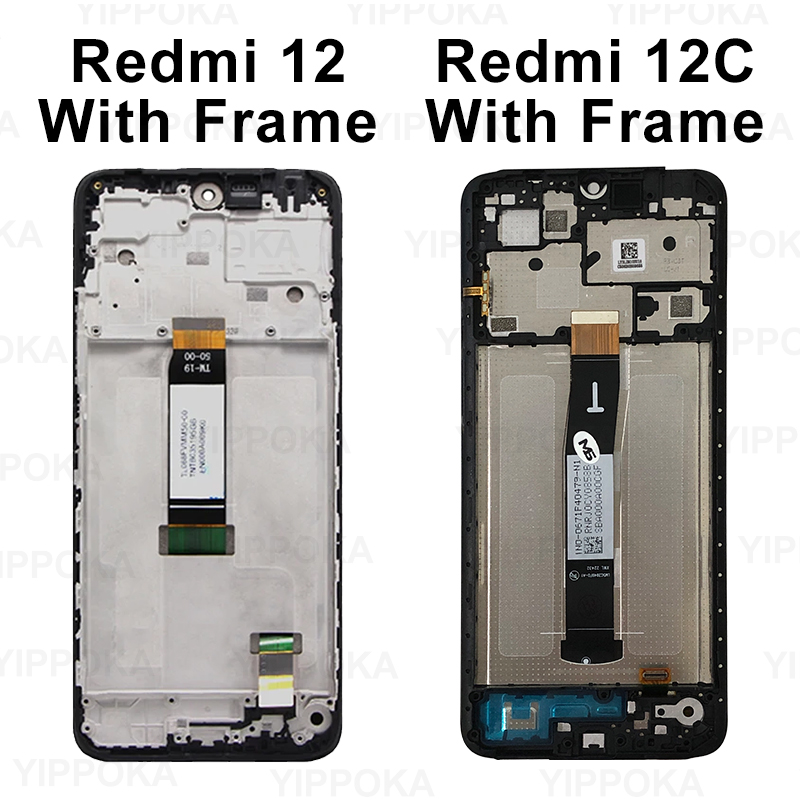 22120RN86I For Xiaomi Redmi 12C LCD Poco C55 Display Touch Screen Digitizer For Redmi 12 Display 23053RN02A LCD Replacement Part. 