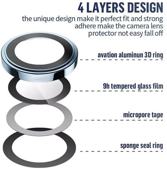 For Xiaomi Redmi Note 12 4G  Blue WSKEN Metal Anti Scratch Camera Lens Screen Protector. 