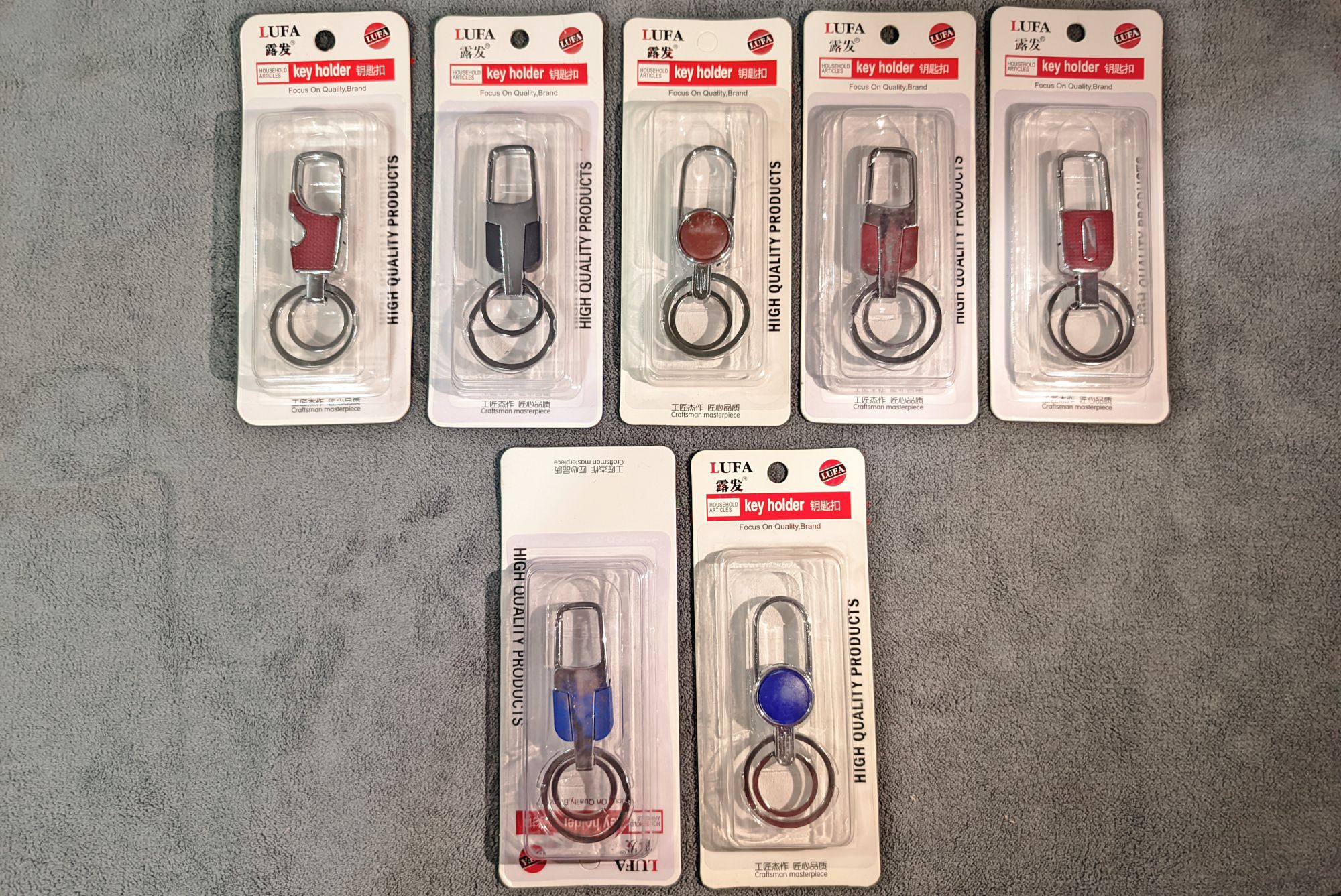 Premium Quality Lufa Stainless Steel Promotional Key Holder