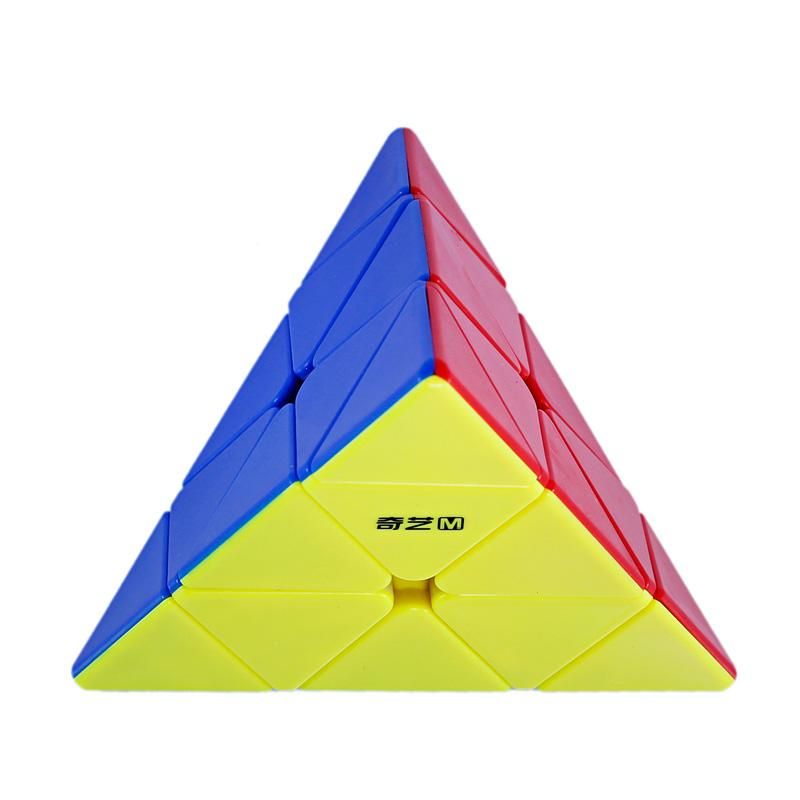 CuberSpeed Moyu MoFang JiaoShi Meilong Pyraminx stickerless Magic Cube Cubing Classroom Meilong Pyramid Speed Cube. 