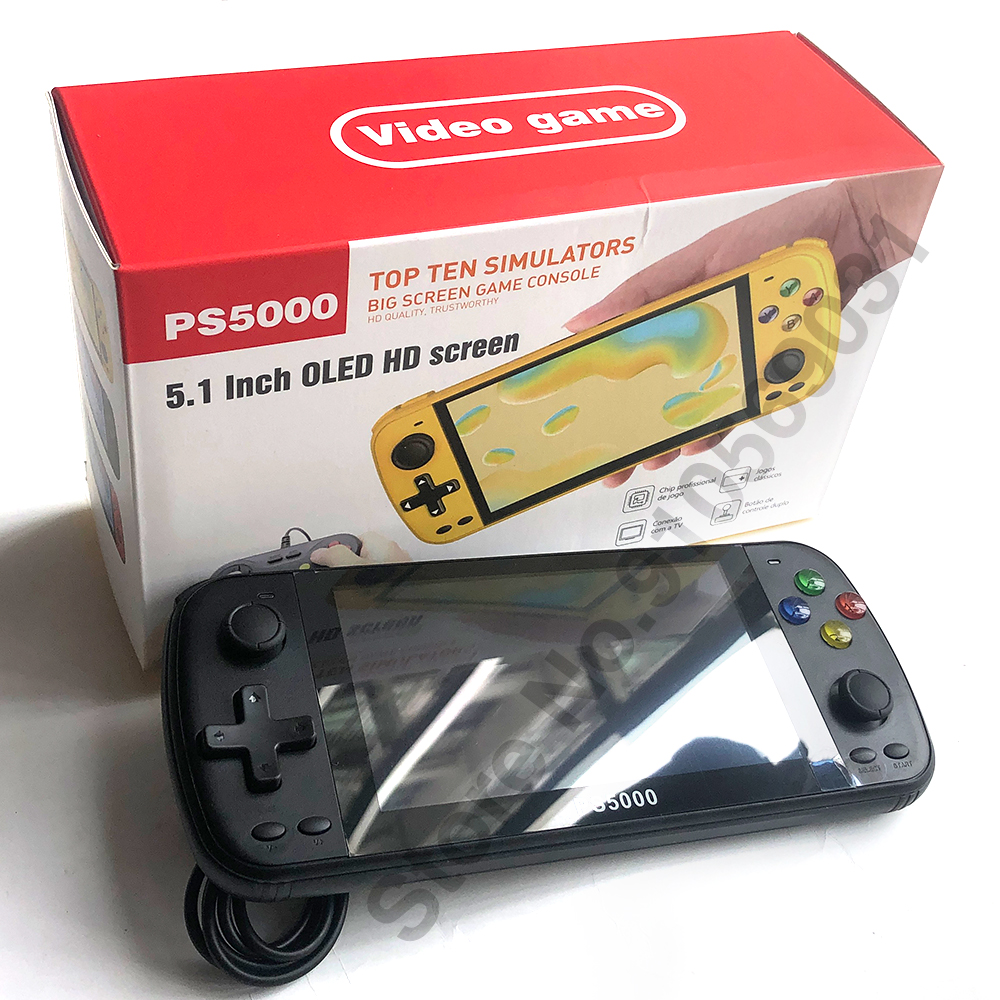PS5000 5 inch Portable Handheld Game Console for PS1/MAME/MD/NES/SNES Video  Gaming Modern Portable gaming console. 