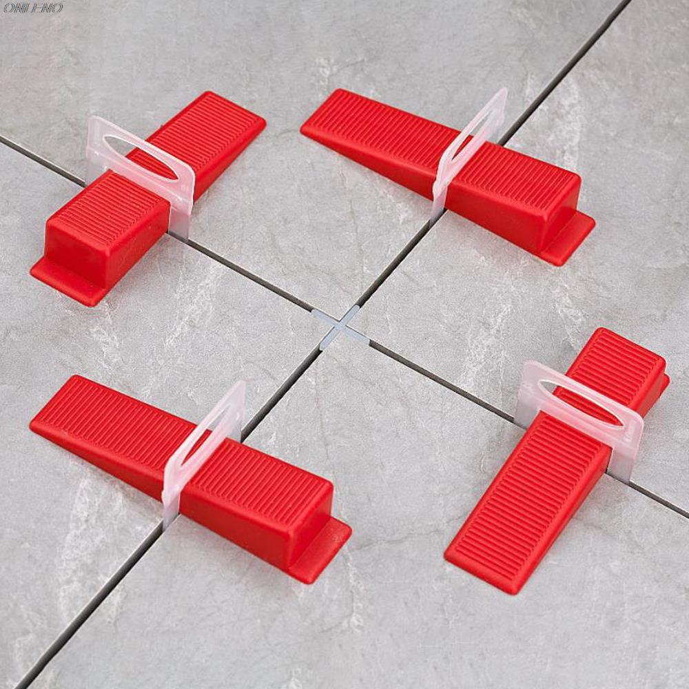 1mm 100PCS Tile Leveling System Clips PE Tiles Leveler Spacers Use For Ceramic Wall Tile Leveling System Construction Tools. 