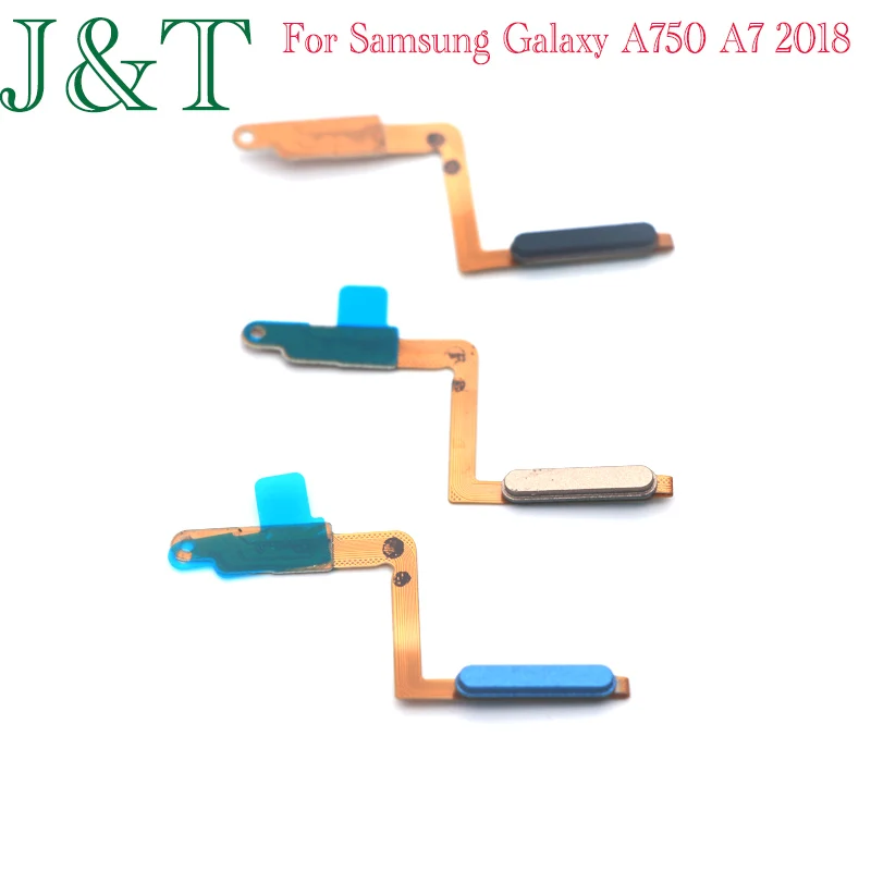 For Samsung Galaxy A750 A7 2018 A750F Fingerprint touch ID sensor Finger Power Switch on Off Side Button Key Flex Cable. 