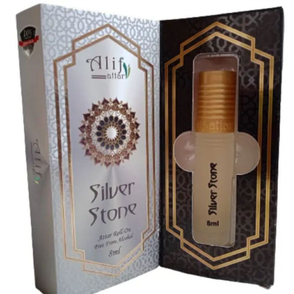 Silver Stone attar by Alif (Alif New Collection) good fragrance 8ml
