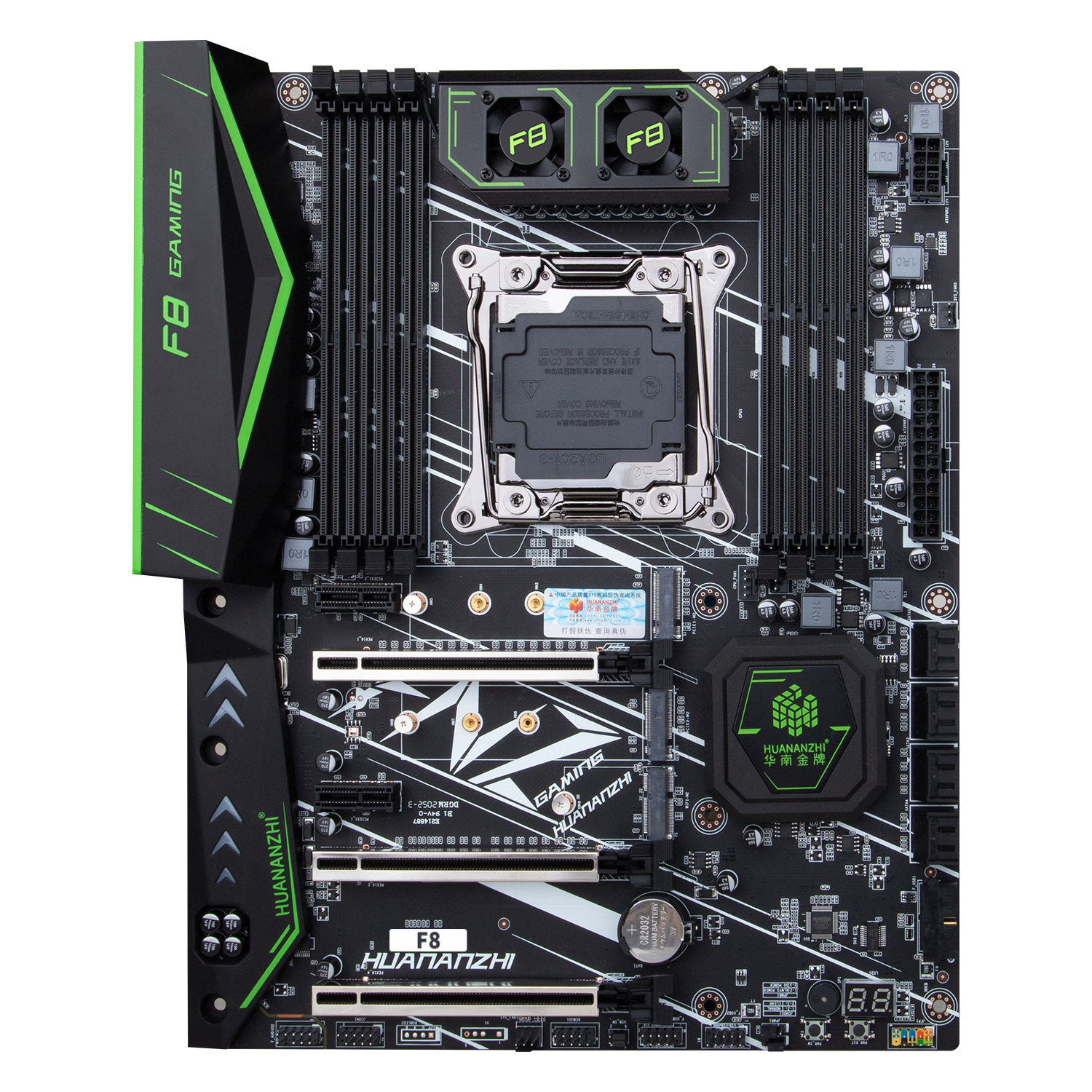 HUANANZHI X99 F8 LGA 2011-3 XEON X99 Motherboard support Intel E5 All Series DDR4 RECC NON-ECC memory NVME USB3.0 ATX Server. 