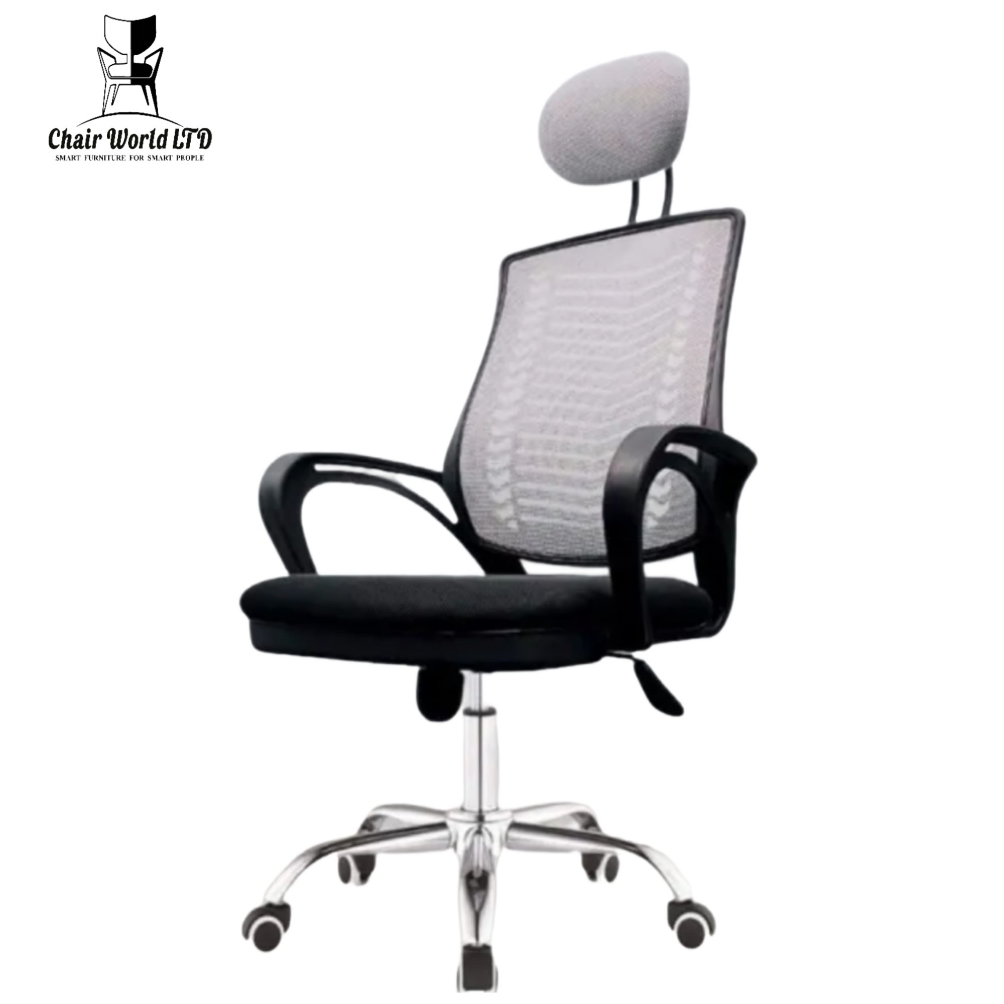 V-mesh Revolving Chair CW-EC-05BAshB