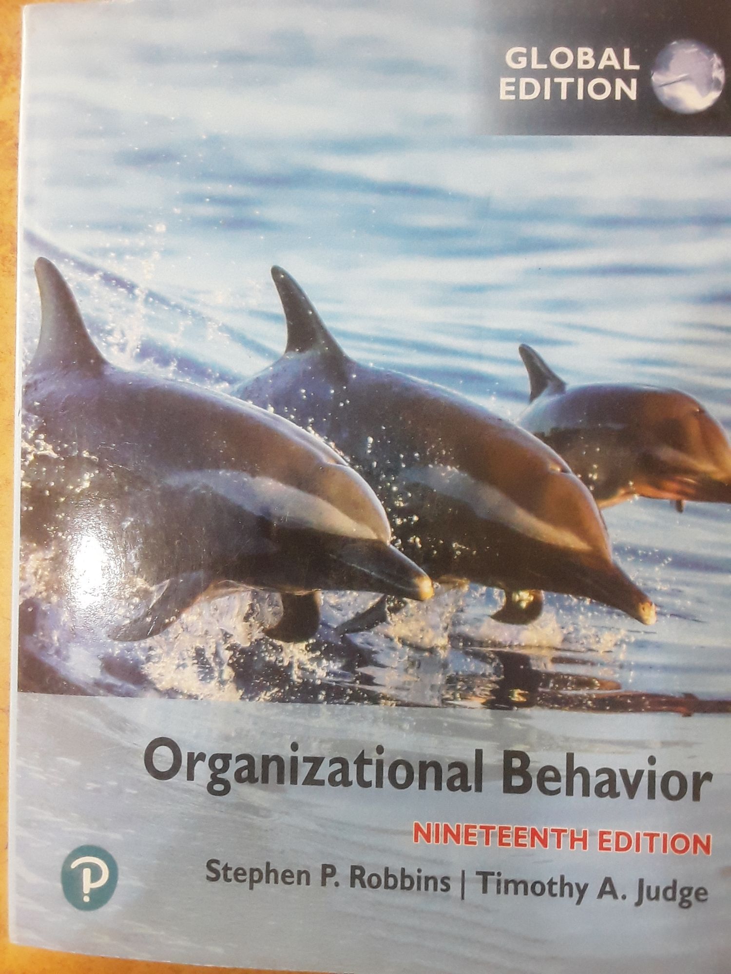 Organizational Behavior 19th Edition Stephen P. Robbins. Timothy A. Juddge (Pearson)