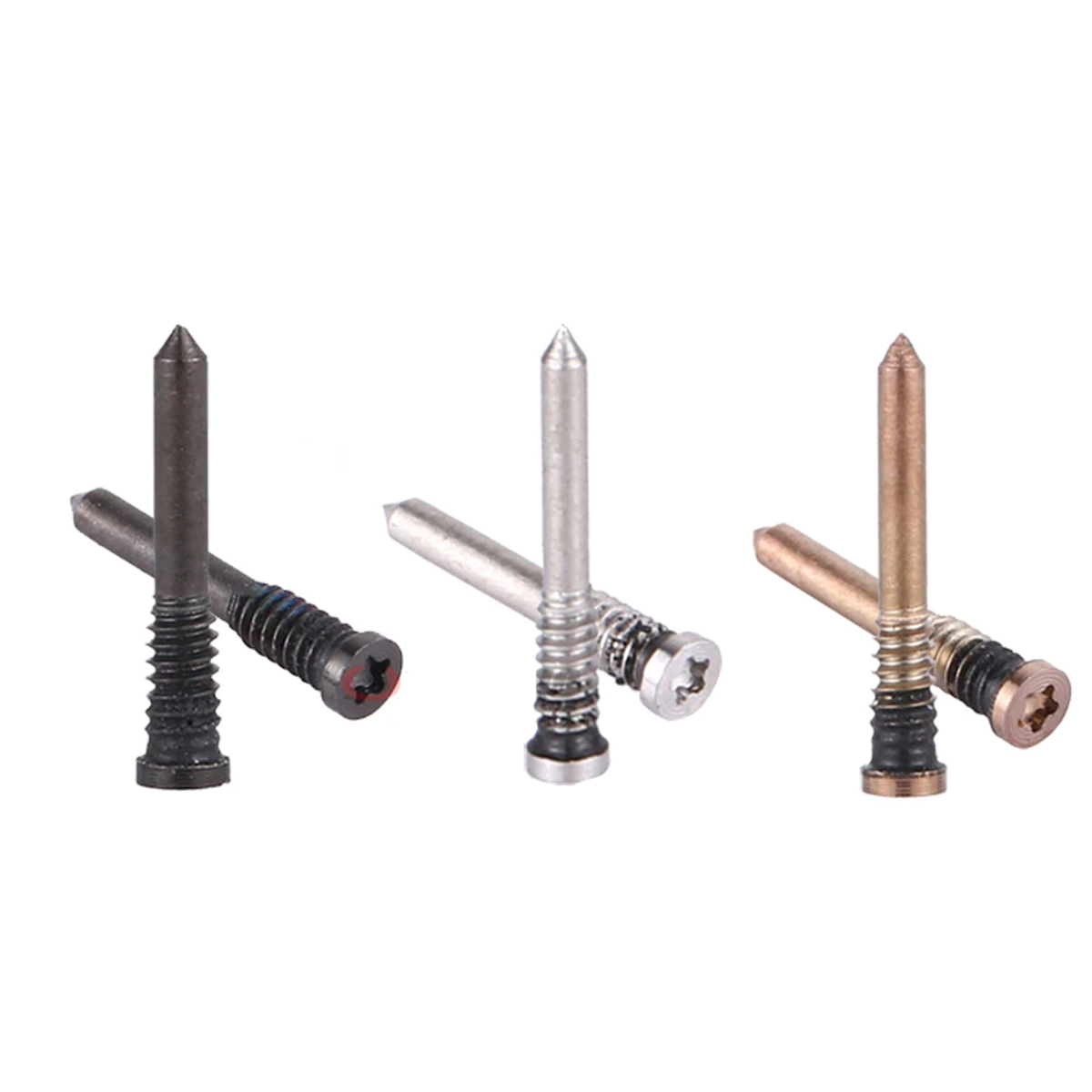 200pcs New Bottom Screws for iPhone 11 12 13 14 7 8 plus X XS Max XR Five Star Pentalobe Dock Connector Screw Replacement. 