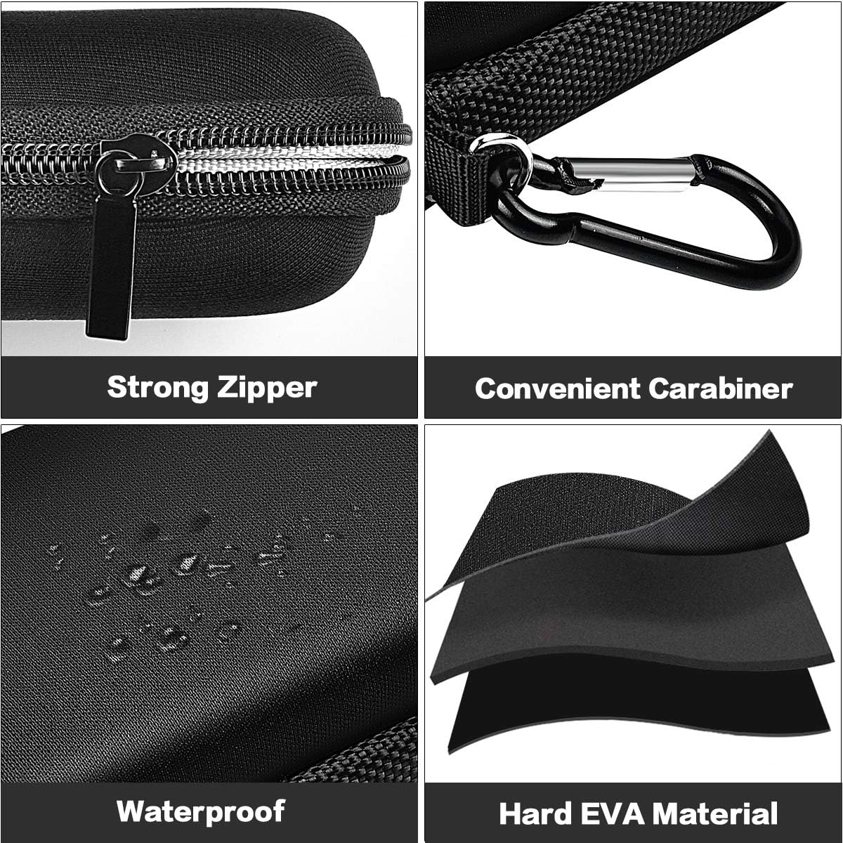 Hard Case Compatible with SanDisk Extreme PRO/for SanDisk 500GB 1TB 2TB 4TB Portable External SSD. Carrying Travel Holder. 