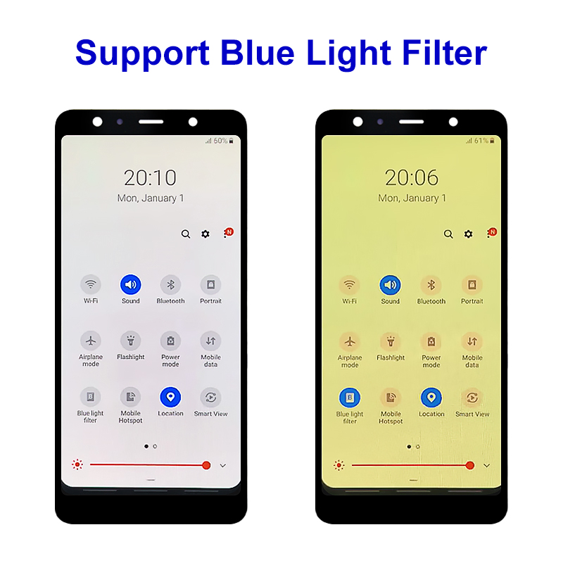 6.0" Super AMOLED For Samsung Galaxy A7 2018 LCD SM-A750F A750 Display Touch Screen Digitizer Display Replacement Part A750 LCD. 