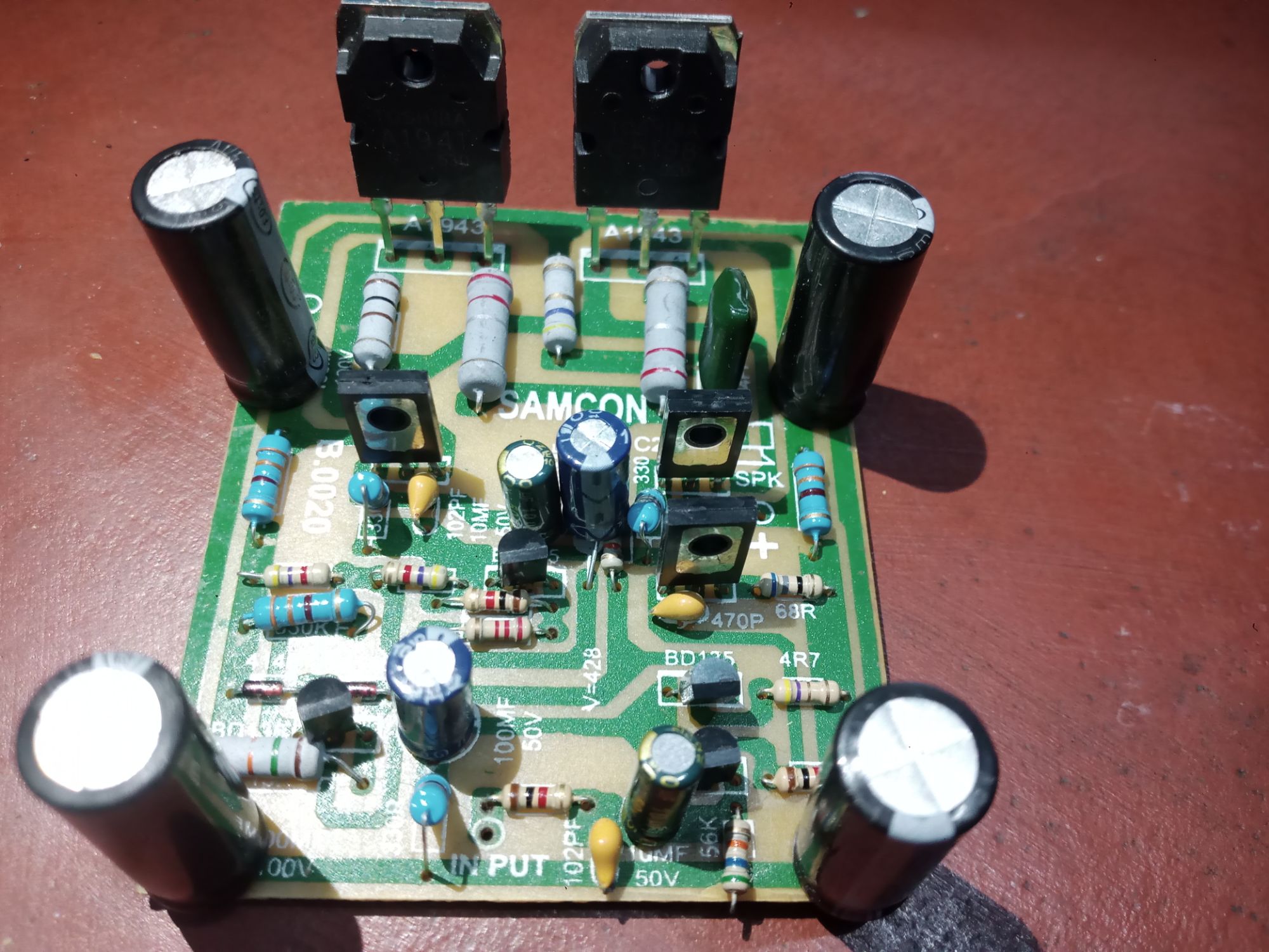 2 transistor amplifier Circuit A1941-C5198