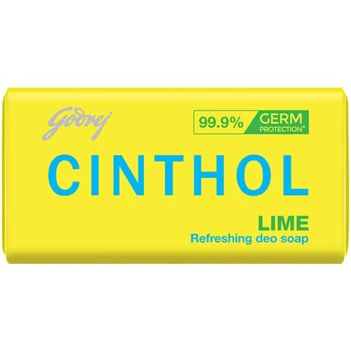 CINTHOL Lime Refreshing Soap 200g (40g × 5)(Pack of 5)(India). 