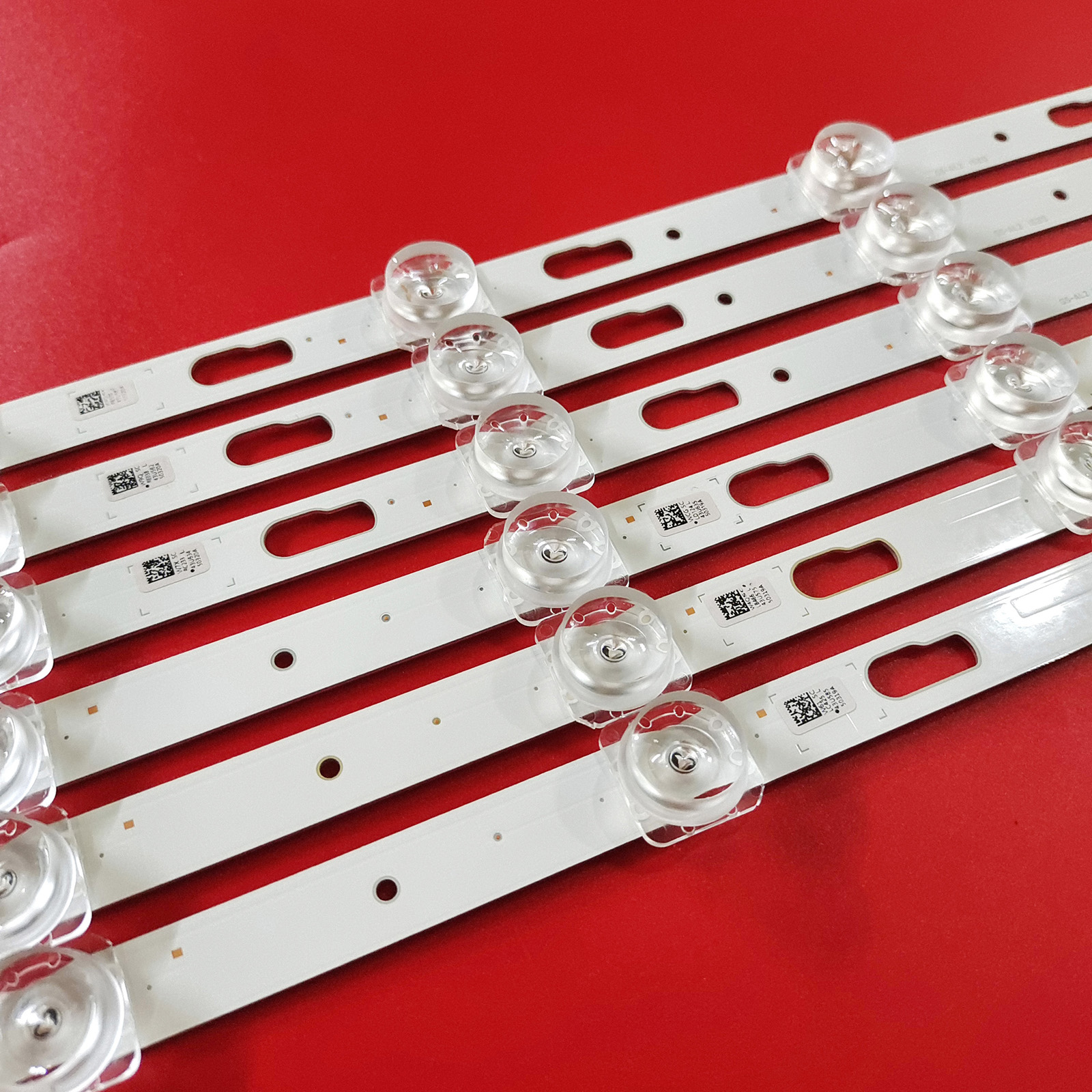 6Pcs 1Set LED Backlight Strip for Samsung 43" TV V0T7-430SMA-R0 V0T7-430SMB-R0 UE43TU7072U UE43TU7092 UE43TU7170U CY-GT043HGAY2. 